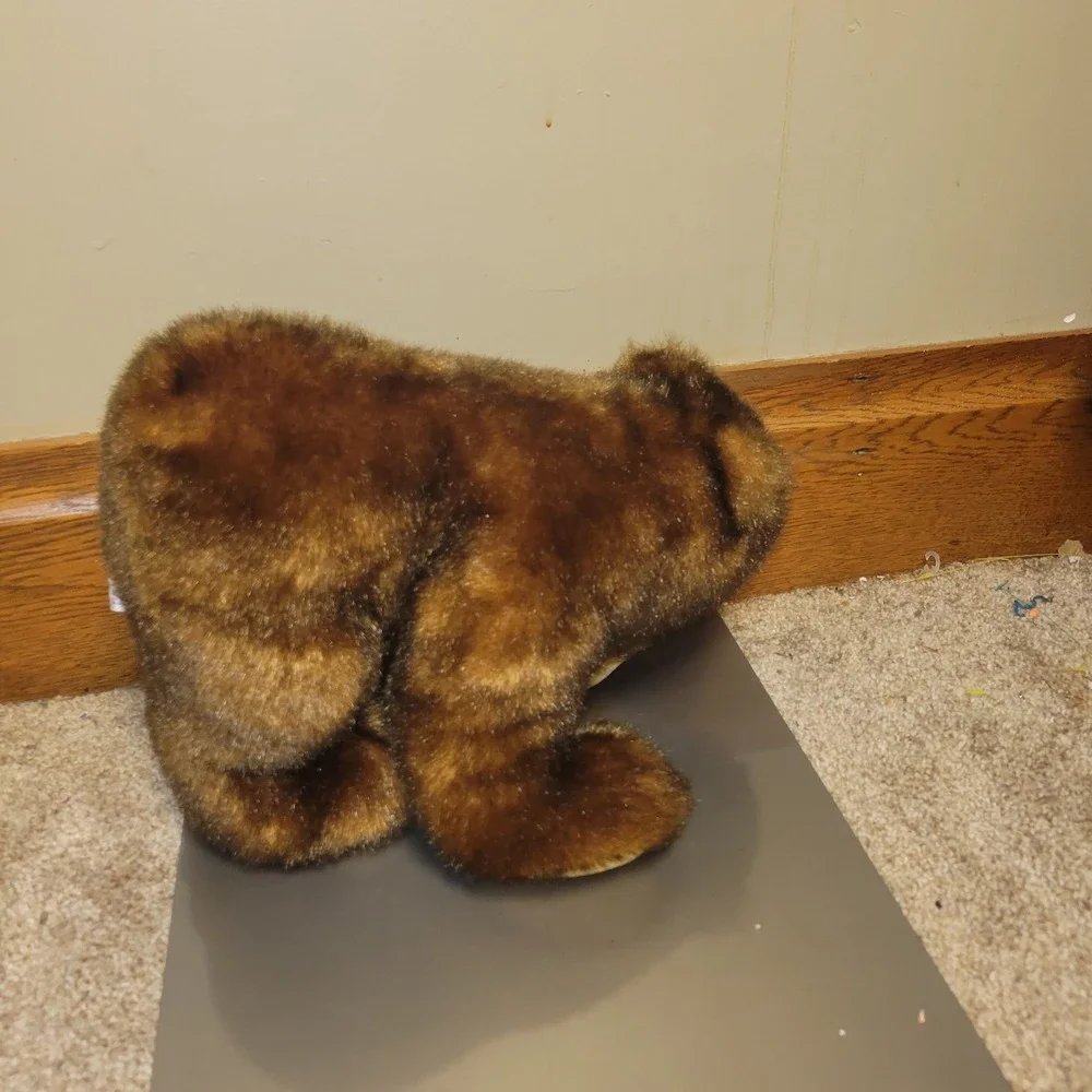 SKM Brown Bear‎ Plush Stuffed Animal Realistic Standing Bear 12
